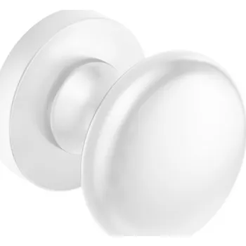 Dveřní kování interiérová koule CORONA Orbis R bílý matný