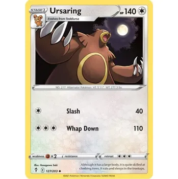 Sběratelská karetní hra Pokémon karta Ursaring 127/203