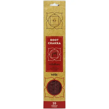 Vonná tyčinka Čajová zahrada Vonné tyčinky Chakra Růže