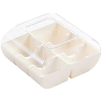 Jednorázové nádobí Silikomart Krabička na makronky (6 ks) - Bílá