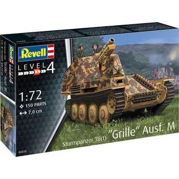 Plastikový model Revell Sturmpanzer 38 (t) Grille Ausf. M Kit 1:72