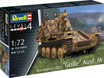 Plastikový model Revell Sturmpanzer 38 (t) Grille Ausf. M Kit 1:72