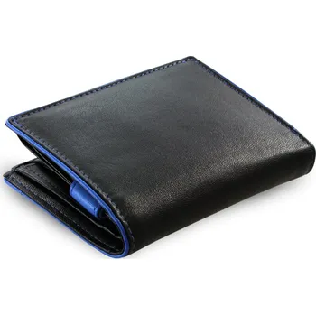 Peněženka Černomodrá pánská kožená peněženka s vnitřní zápinkou 514-8140-60/91