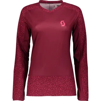 Cyklistické kalhoty Dámský cyklodres Scott Shirt W's Trail 20 l/sl tibetan red