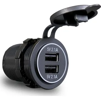 Nabíječka USB-A 2x, vestavná, 5V, 4.2A MY1248