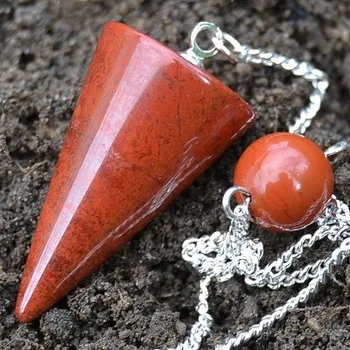 Kyvadlo - Jaspis červený, kužel