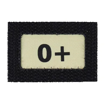 Nášivka Fenix Protector Velcro nášivka GLIND TAPE krevní skupina - více druhů KREVNÍ SKUPINY: B-