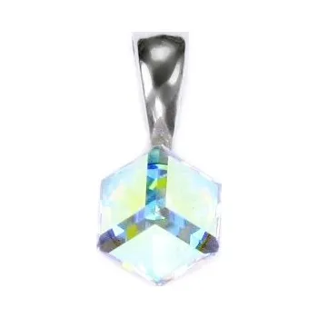 Přívěsek Stříbrný přívěsek Swarovski AB crystal - P1230 (Stříbrný přívěsek se Swarovski krystalem)