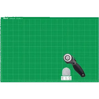 Kancelářská technika Sada KW-triO řezací podložka A1 + řezací kolečko + náhradní břity kreativní - výhodná cena