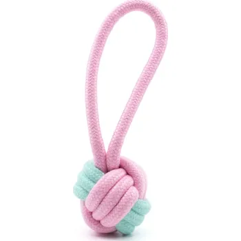 Hračka pro psa Vsepropejska Bruce smyčka se zapletenou koulí