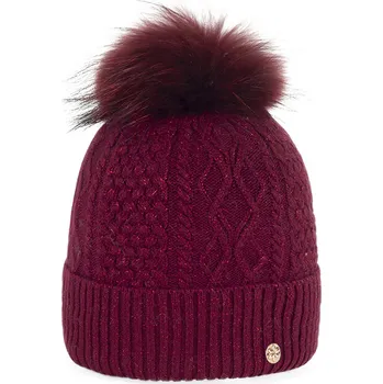 Cyklistické kalhoty Dámská čepice Granadilla Seigner Fur Beanie 066 Bordeaux