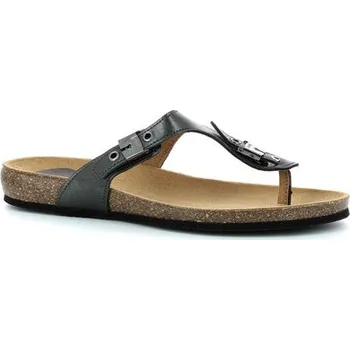 Dámské žabky Scholl BIMINOIS šedé dámské zdravotní žabky z kůže s technologií Bioprint