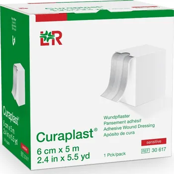 Curaplast Sensitive rychloobvaz 6 cm x 5 m role 1 ks