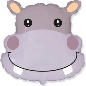 Balónek Balón foliový Hroch - safari - 56 cm