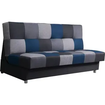 Sedací souprava Rozkládací pohovka Alabama Červená/šedá/černá