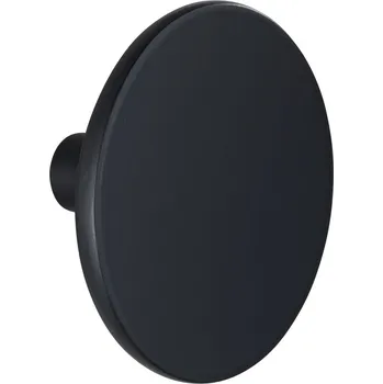 Matně černý nástěnný háček Wenko Melle, ⌀ 8 cm ID_1336969