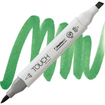 Lihová fixa TOUCH oboustranná Brush & Chisel, G46 Vivid green