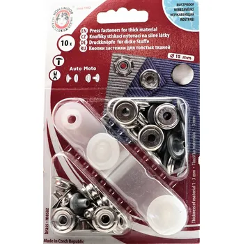 Nýt Kohinoor Druky kovové 15 mm, tmavě šedé