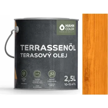 Olej na dřevo Hahn Color TERASOVÝ OLEJ TO-03 Světlý dub - Eiche Hell Velikost balení: 0,75L