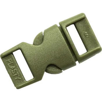 Spona/přezka plastová kompletní 10 mm ZELENÁ