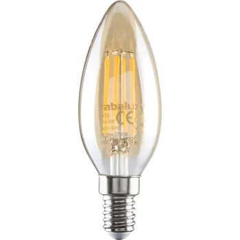 Žárovka RABALUX 001655 Filamentová LED žárovka, E14, Candle, 4W, 350lm, 2700K, teplá bílá