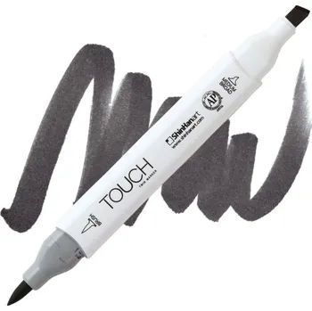 Lihová fixa TOUCH oboustranná Brush & Chisel, WG9 Warm grey