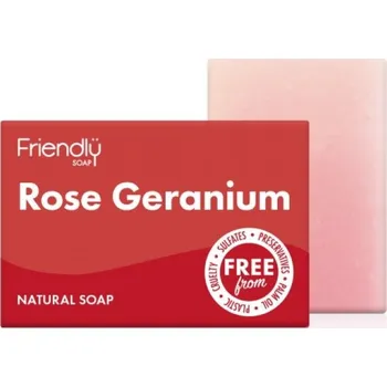 Koupelová kosmetika Přírodní mýdlo Pelargónie 95g Friendly Soap