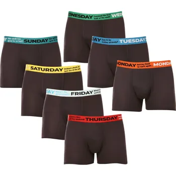 Boxerky 7PACK pánské boxerky Gianvaglia černé (GVG-5068) XL Možnost vrácení zboží ZDARMA do 120 dnů!