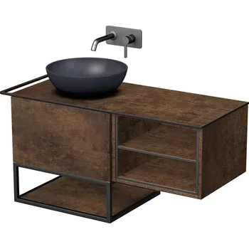 Koupelnový nábytek Koupelnová skříňka pod umyvadlo Naturel Oxo 110x58x50 cm měď mat OXO110L601ZKDLM