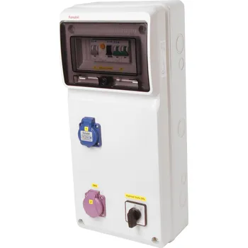 modulární přístroj a rozvaděč v1191 - ZSFT11000000.1 /3951 Zásuvková skříň IP54 jištěná s chráničem 25/2/003