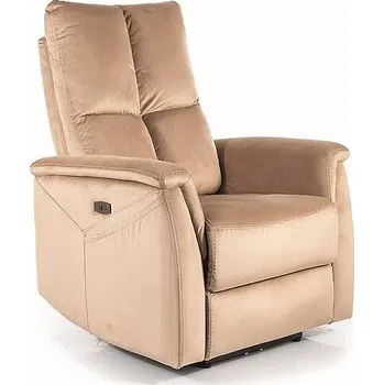 Křeslo Masážní rozkládací křeslo NEPTUN M velvet béžové