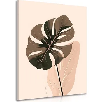 Obraz Dovido Obraz abstraktní botanické tvary monstera