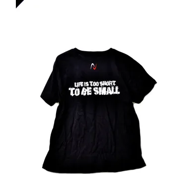 Pánské tričko Tričko Life is too short to be small pánské černé vel. XL