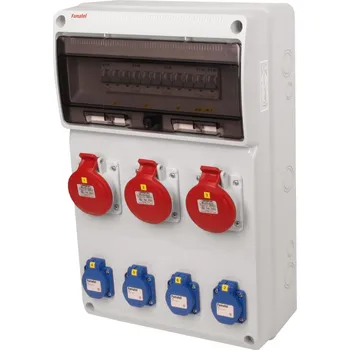 modulární přístroj a rozvaděč v665-6kA - ZSF40300000.0 /3952 Zásuvková skříň IP44 jištěná bez chrániče