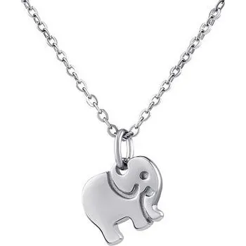 Řetízek Stříbrný náhrdelník slon Amon DCC1607074N