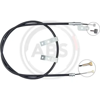 Lanko parkovací brzdy Tažné lanko, parkovací brzda, , 597503F000, A.B.S., K14160