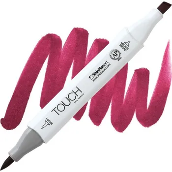 Lihová fixa TOUCH oboustranná Brush & Chisel, R2 Old red