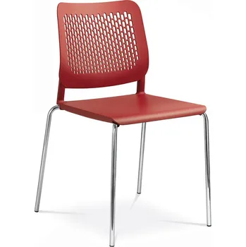 Jednací židle LD Seating konferenční židle TIME 170 N4 BARVA PLASTU: 06 červená