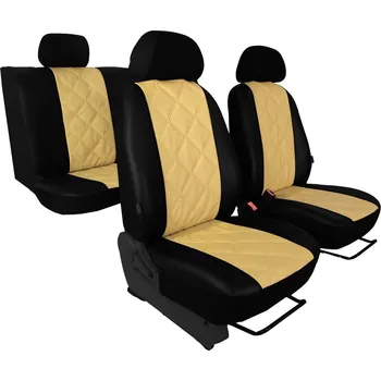 Autodoplněk Autopotahy Nissan Qashqai I, bez zadní loketní opěrky, od r. 2006-2010, EMBOSSY béžové