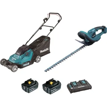 Sekačka Makita Aku set DLM432 + DUH523 + 2x 5,0 Ah