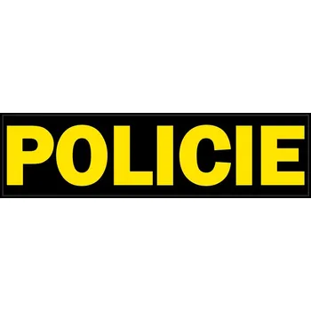 Bexamed Nášivka 3D POLICIE Černo-žlutá