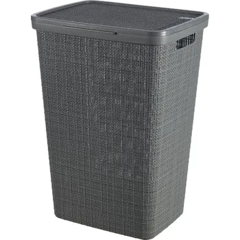 Koš na prádlo DOMO SERVICE Koš na špinavé prádlo Jute tmave šedá