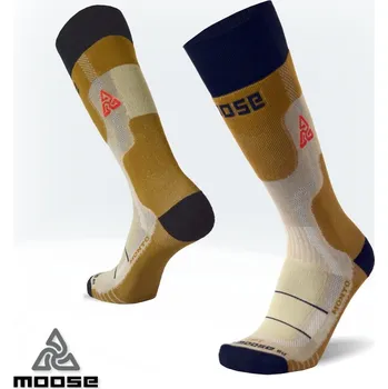 Pánské termo ponožky MONTO merino funkční podkolenky Moose