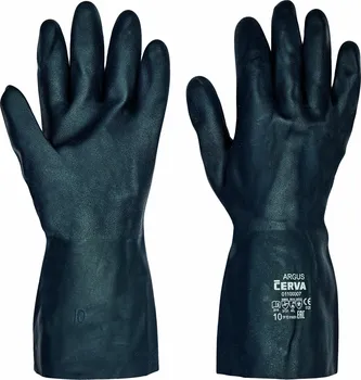 Pracovní rukavice CERVA Argus neopren 33 cm černé