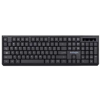 Klávesnice ActiveJet K-3911W US černá