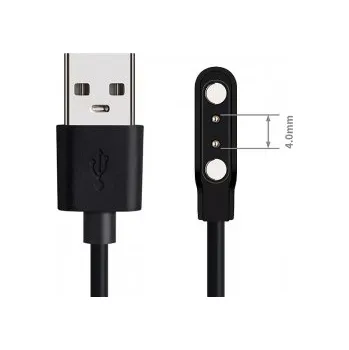 Příslušenství k chytrým hodinkám Univerzální nabíječka pro Čínské chytré hodinky a náramky 2-pin 4mm Magnetická