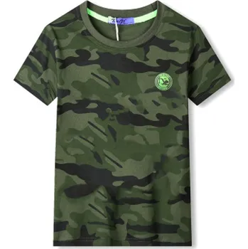 Chlapecké tričko CHLAPECKÉ MASKÁČOVÉ TRIČKO S KRÁTKÝM RUKÁVEM MC1564 Velikost: 104, Barva: Maskáčová