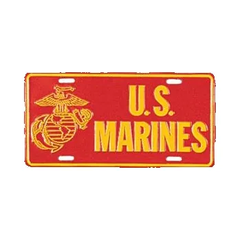 Plechová cedule Cedule na auto U.S. MARINES