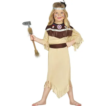 Karnevalový kostým Guirca Kostým Indiánka Cherokee Velikost - děti: XL: 143-151 cm