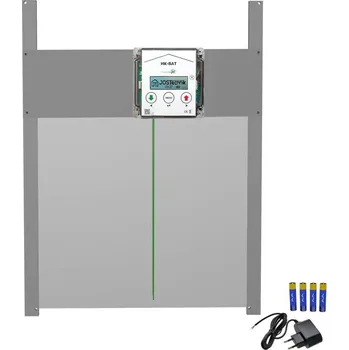 JOST-Technik Komplet automatického otevírání a zavírání kurníku JOSTechnik HK-Bat 42x37 R - časovač, integrovaný světelný senzor, dvířka
